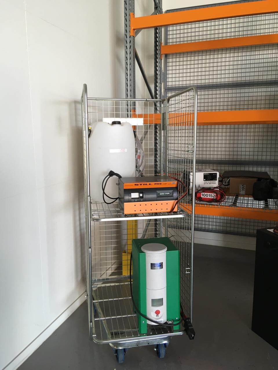 Laadstation met PBM's