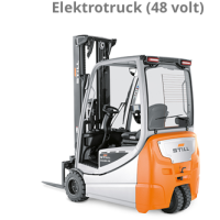 Vorkheftrucks elektrisch 3 en 4 wiel (48 volt)